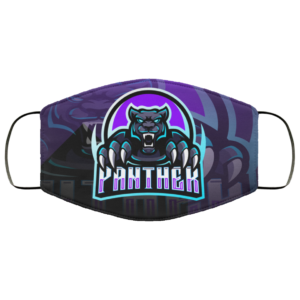 Panther Art Face Mask Washable Reusable
