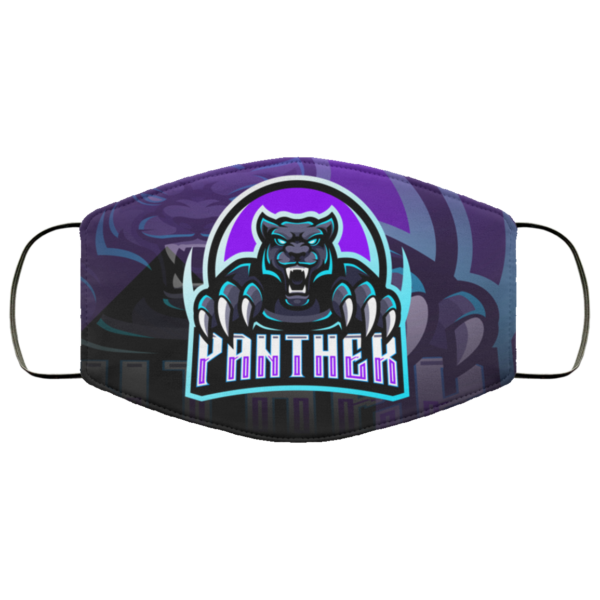 Panther Art Face Mask Washable Reusable
