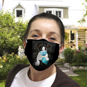 French Bulldog Wash Your Hand Quarantined 2020 face mask