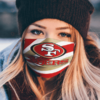 Sexy Lips San Francisco 49ers Shhh Cotton Face Mask