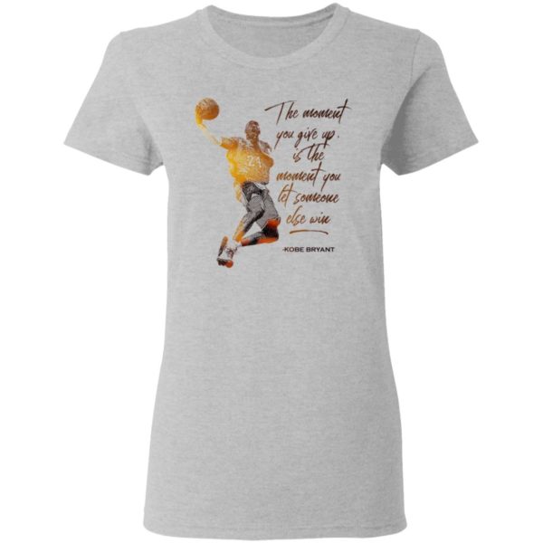 Kobe Bryant 24 Motivational Quote T-Shirt