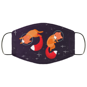 Space Foxes Washable Reusable Face Mask Adult