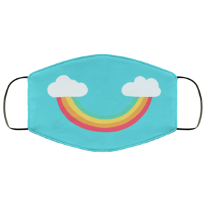Rainbow Smile Washable Reusable Face Mask Adult