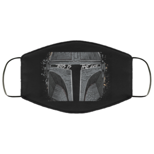 Mandalorian this is the way Washable Reusable Face Mask Adult