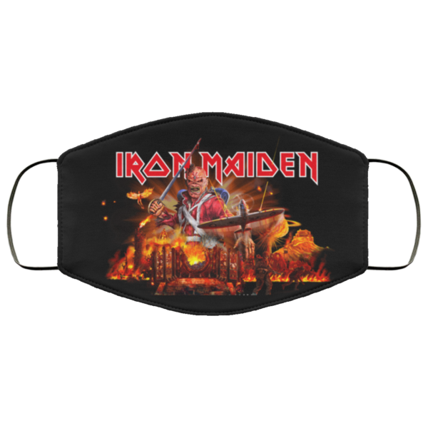 Iron Maiden Washable Reusable Face Mask Adult