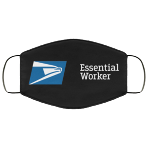 Essential Worker Postal Service Washable Reusable Face Mask Adult