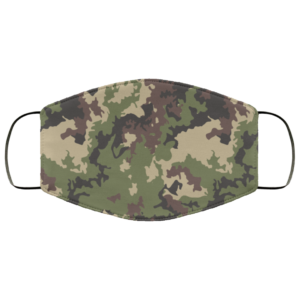 Army Camo Washable Reusable Face Mask Adult