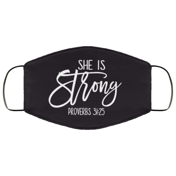 She is Strong Face Mask Washable Reusable