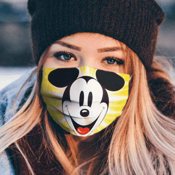 Mickey Mouse Cartoon Film clother Face Mask Washable Reusable