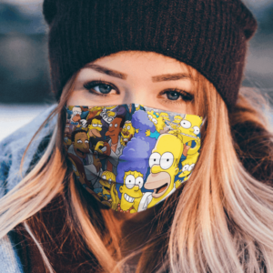 The Simpson  Face Mask Washable Reusable