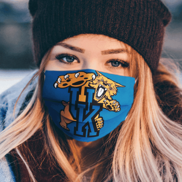 Kentucky Wildcats  Face Mask Washable Reusable
