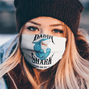 Daddy Shark Do do do  Face Mask Washable Reusable