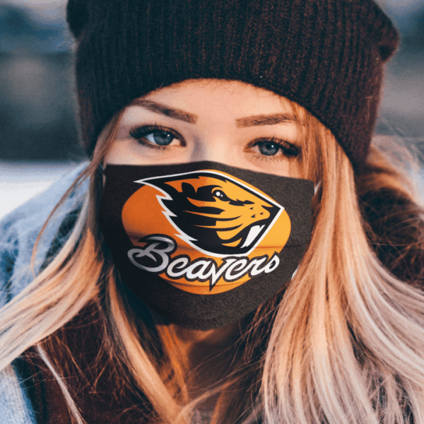 Oregon State Beavers Face Mask Washable Reusable