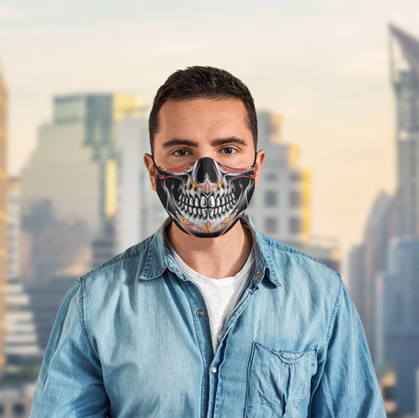 Sugar Skull Calavera Men Mexican Bandanas Face Mask