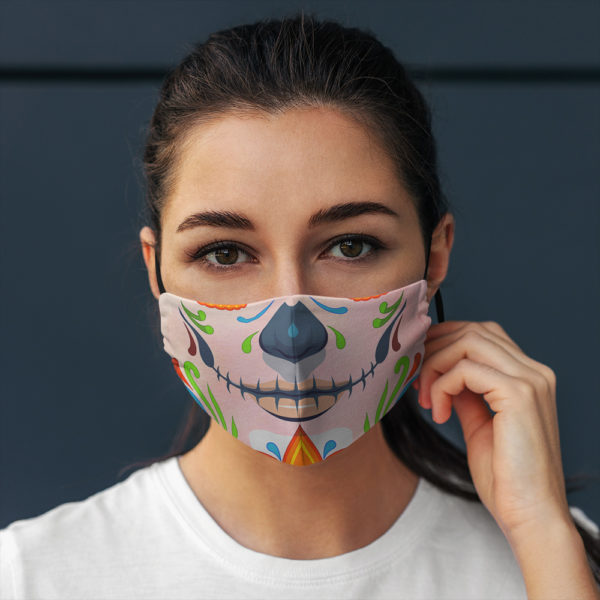 Sugar Skull Calavera Face Mask
