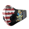 Baby Yoda And Groot Hug Indianapolis Colts American Flag Activated Carbon Filter Sport Mask