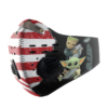 Baby Yoda And Groot Hug Boise State Broncos American Flag Activated Carbon Filter Sport Mask