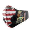 Baby Yoda And Groot Hug Washington Redskins American Flag Activated Carbon Filter Sport Mask