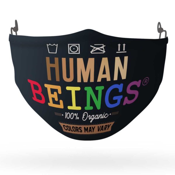 Human Beings 100 Organic Colors May Vary LGBT Face Mask