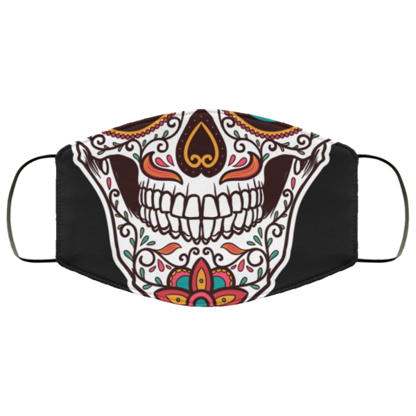 Sugar Skull Floral Style Calavera Bandanas Face Mask