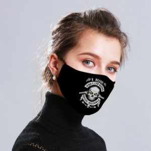 Biker Cloth Face Mask Reusable