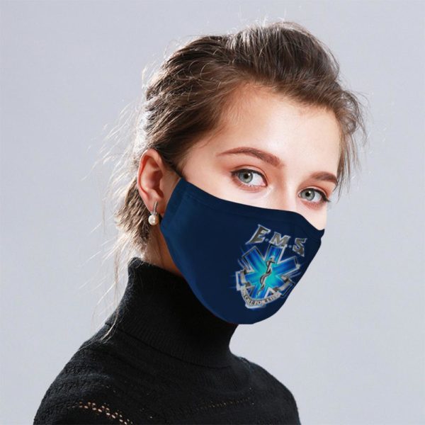 EMS Cloth Face Mask Reusable