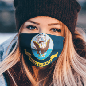 America Flags Navy Sea Seagulls Anchor Flag United States Navy Day Veterans Flag Face Mask 3