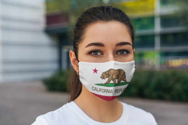 California Republic flag Cloth Face Mask