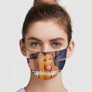 Cardi B  Coronavaairis Cloth Face Mask