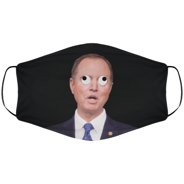 Crazy Adam Schiff Face Mask
