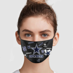 Dallas Cowboys Love Cloth Face Mask