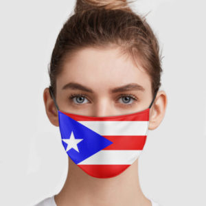 Fuerto Rico Flag Cloth Face Mask