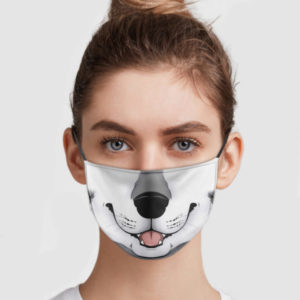 Fursona Wolf Cloth Face Mask