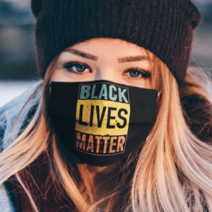 I Cant Breathe Black Lives Matter Vintage Face Mask 1