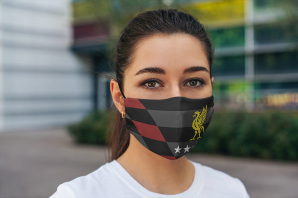 Liverpool champions face mask