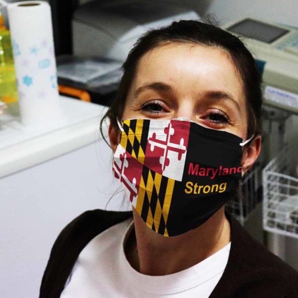 Maryland Strong Flag Cloth Face Mask