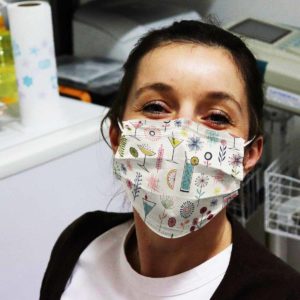 Retro Cocktail Face Mask