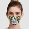 Day Of The Dead Skull Cloth Face Mask