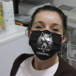 GOT – Wolf – Winter Is Coming Cloth Face Mask