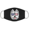 West Highland White Terrier Dog 4th Of July American Westie Usa Flag Face Mask