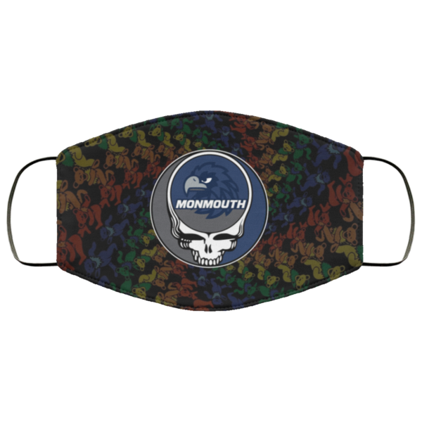 Monmouth Hawks Grateful Dead Face Mask