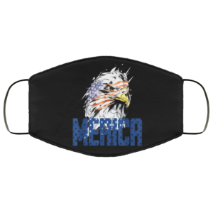 American Bald Eagle 4th Of July Independence Day Face Mask