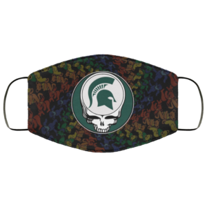 Michigan State Spartans Grateful Dead Face Mask