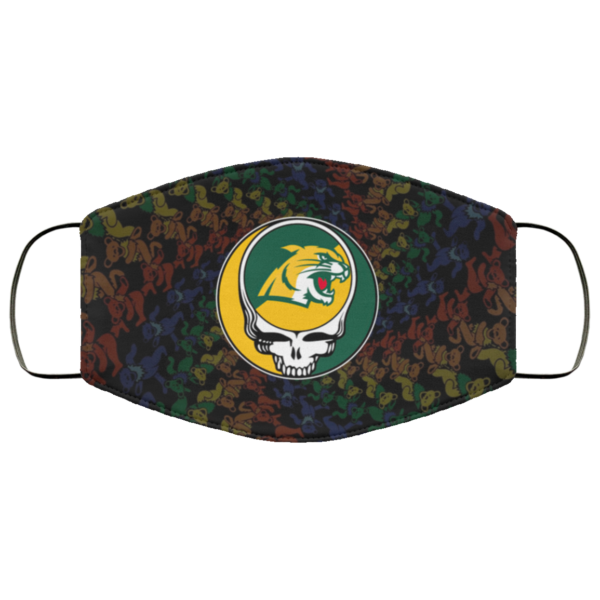 Northern Michigan Wildcats Grateful Dead Face Mask