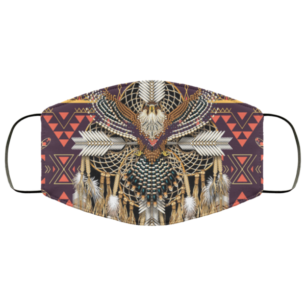 Native American Eagle dreamcatcher Face Mask