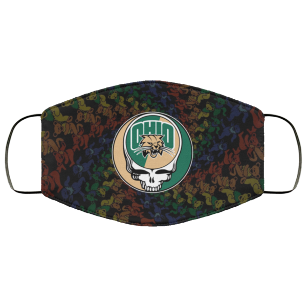 Ohio Bobcats Grateful Dead Face Mask