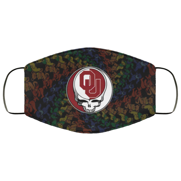 Oklahoma Sooners Grateful Dead Face Mask