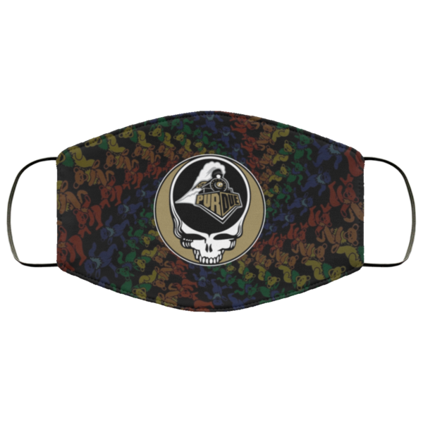 Purdue Boilermakers Grateful Dead Face Mask