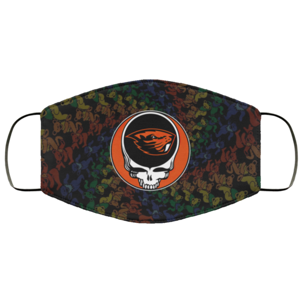 Oregon State Beavers Grateful Dead Face Mask