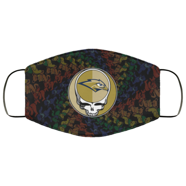 Oral Roberts Golden Eagles Grateful Dead Face Mask